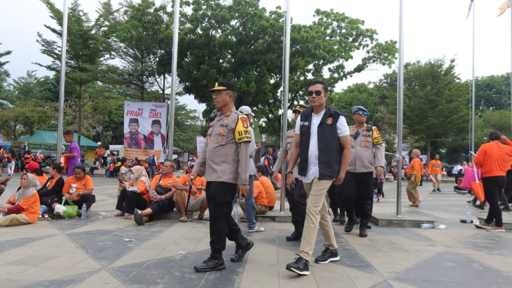 774 Personel Polri Disiagakan, Amankan Kampanye Akbar Cagub-Cawagub DKI Jakarta Di Velodrome