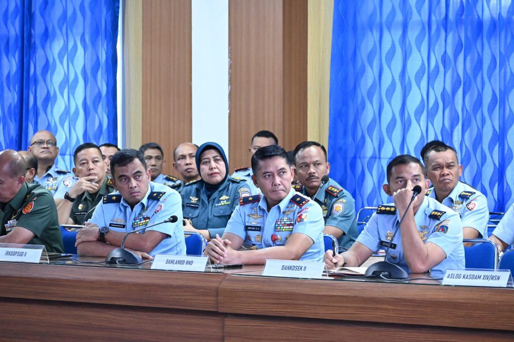 Danlanud Sultan Hasanuddin Hadiri Taklimat Akhir Audit Ketaatan Dan Kinerja Itjen TNI Periode I 2025