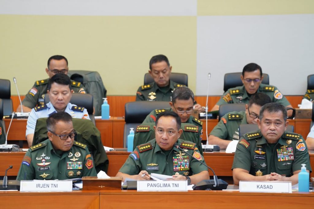 Panglima TNI Hadiri Rapat Dengar Pendapat Dengan Komisi I DPR RI Bahas Revisi UU TNI