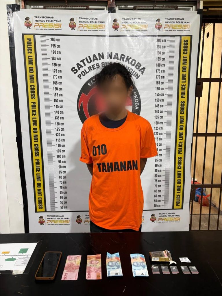 Polres Simalungun Tangkap Pengedar Sabu di Kampung Saropah, Berkomitmen Berantas Narkoba