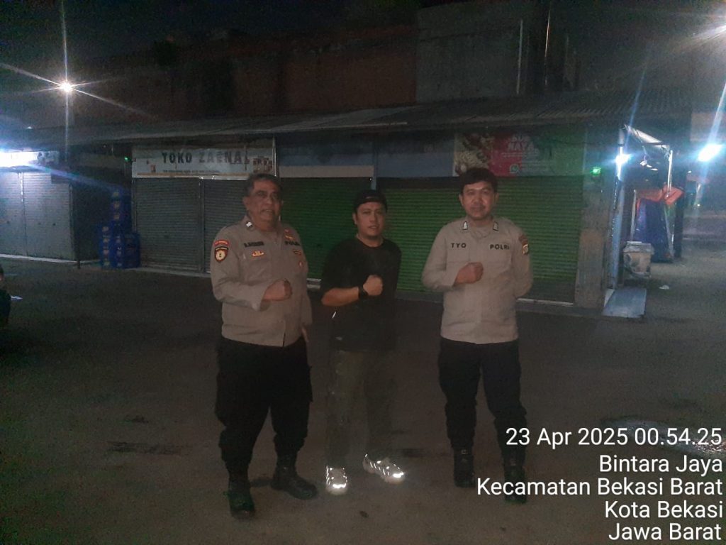 Polsek Bekasi Barat Intensifkan Patroli Malam untuk Ciptakan Rasa Aman di Masyarakat