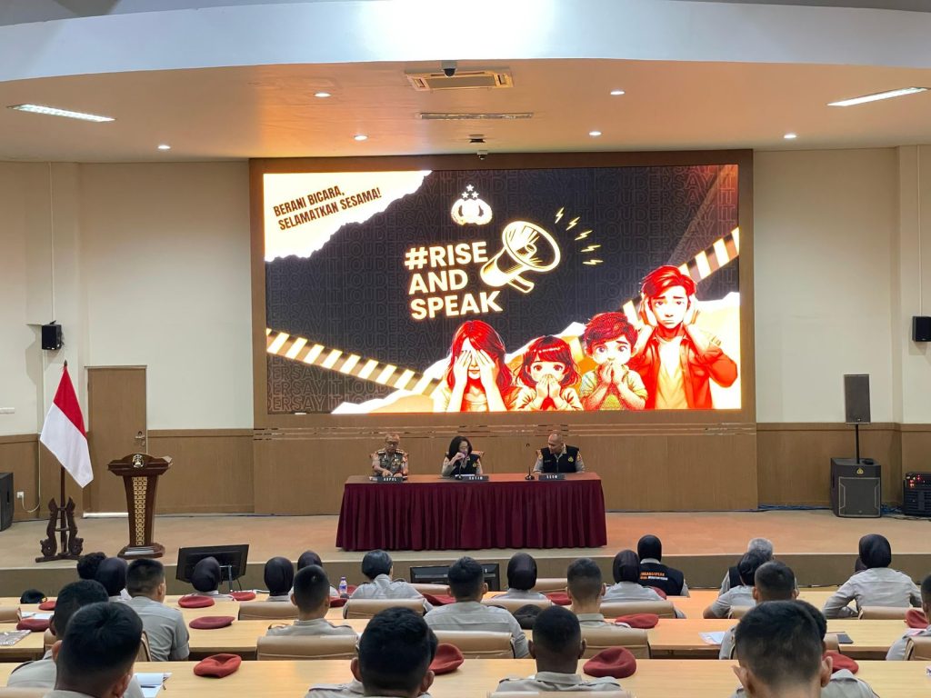 Direktur PPA dan PPO Bareskrim Polri Bekali Taruna Akpol Soal Gender dan Kampanye “Rise and Speak”