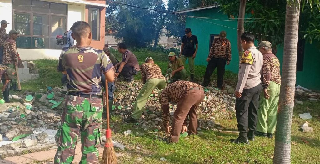 Bhabinkamtibmas Kelurahan Kotabaru Gelar Giat K3 Bersama Staf dan Linmas di Kranji
