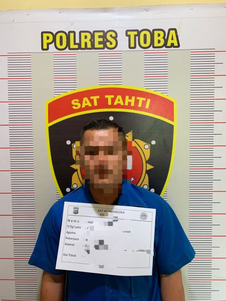 Miliki Sabu, Ekstasi dan Ganja, Kurir Narkoba Ditangkap Polisi di Bengkel Miliknya di Laguboti