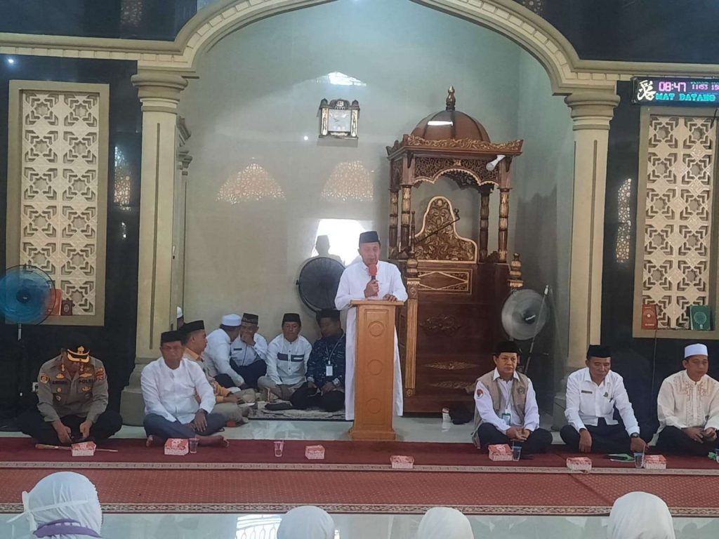 Kapolres Touna Hadiri Pelepasan Jamaah Calon Haji Kabupaten Tojo Una Una