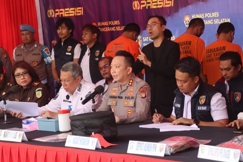 Polres Tangsel Ungkap 8 Kasus Kekerasan Seksual terhadap Anak dan Perempuan, 10 Tersangka Diamankan