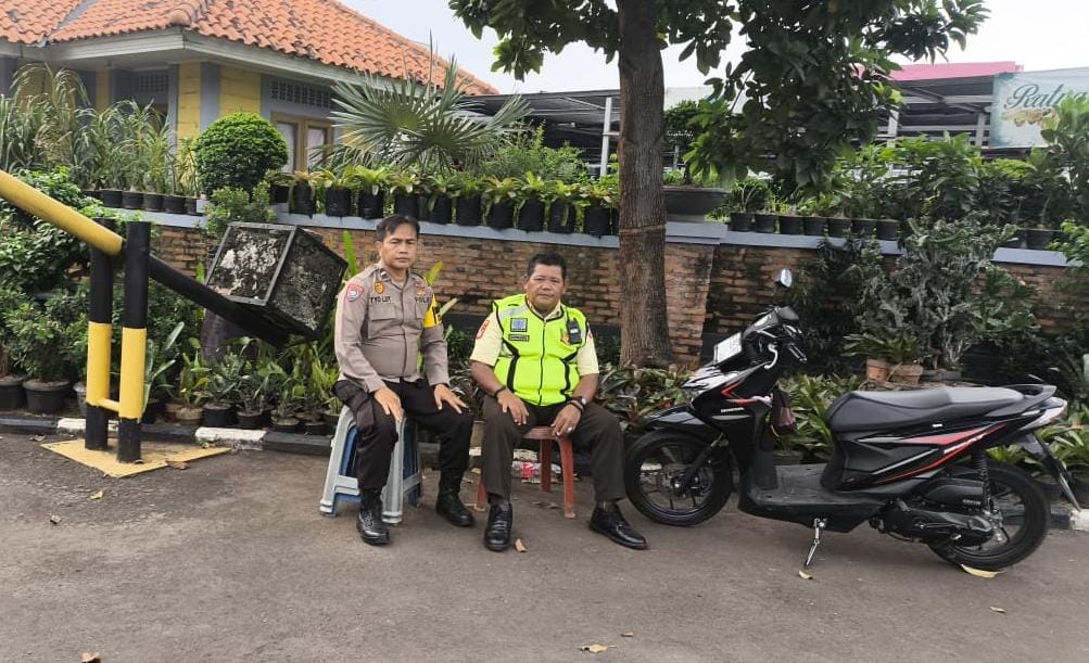 Kunjungan Kamtibmas Pos Security Taman Buana Persada Kelurahan Jatikramat