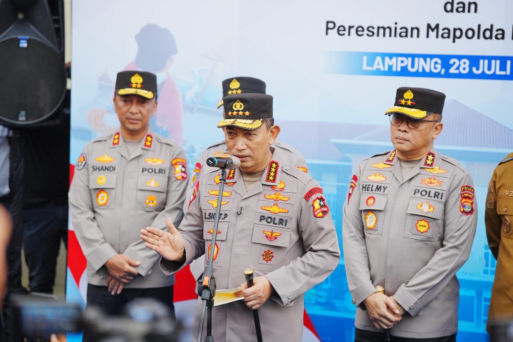Komitmen Dukung Program MBG, Kapolri Resmikan 20 SPPG Jajaran Polda Lampung