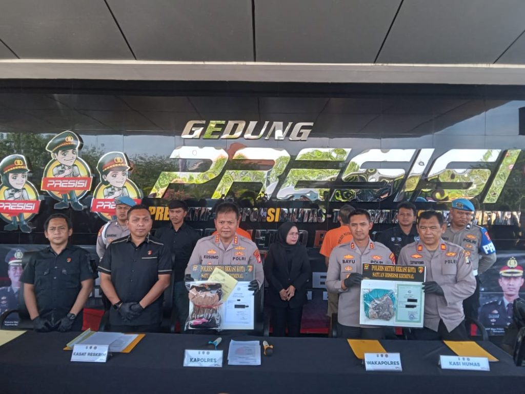 Polres Metro Bekasi Kota Ungkap Kasus Persetubuhan Anak di Bawah Umur di Jatiasih 