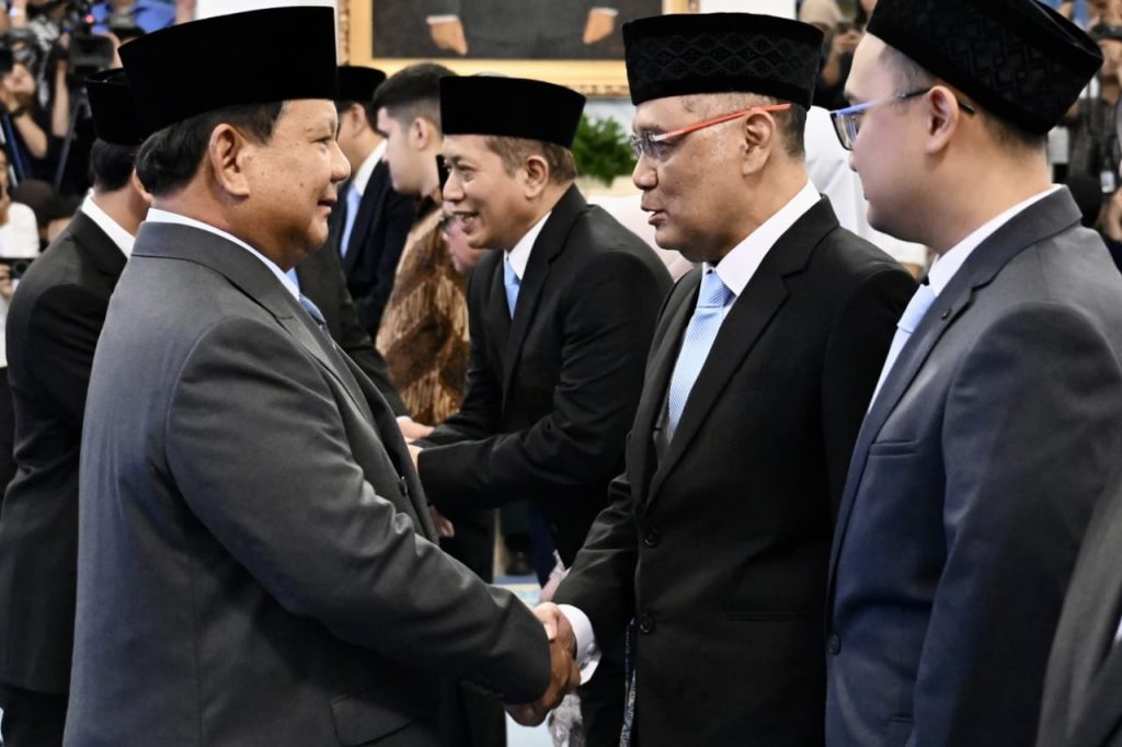 Panglima TNI Hadiri Pelantikan Menteri Kabinet Merah Putih Sisa Masa Jabatan Periode Tahun 2024-2029
