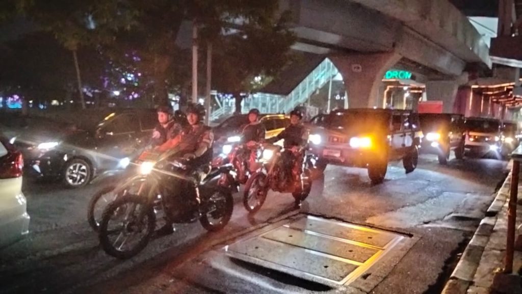 Kodim 0505/JT Bersama Komponen Pendukung Gelar Patroli Siskamling di Wilayah Pulogadung