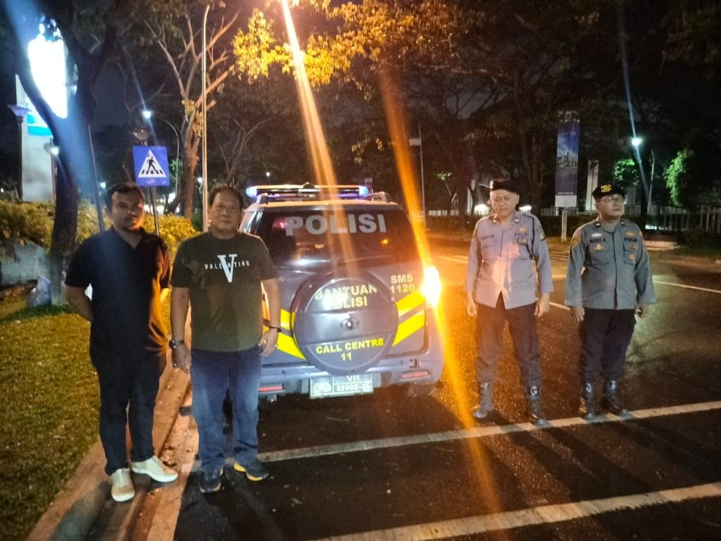 Cegah Kejahatan Malam, Polsek Medansatria Gelar Patroli Skala Sedang