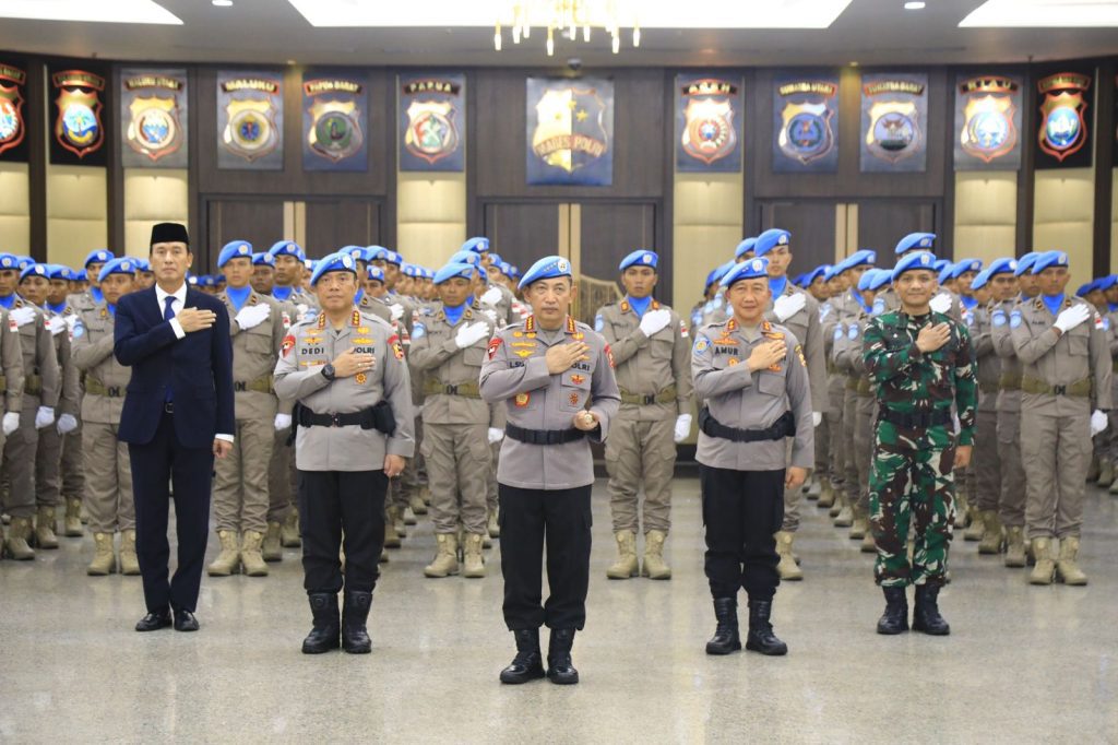 Mengemban Misi Perdamaian: Pelepasan Satgas FPU 7 MINUSCA oleh Polri