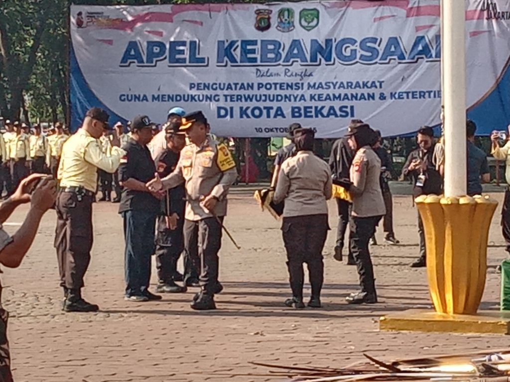 Perkuat Potensi Masyarakat, Kapolres Pimpin Apel Kebangsaan “Jaga Bekasi” Menuju Indonesia Emas