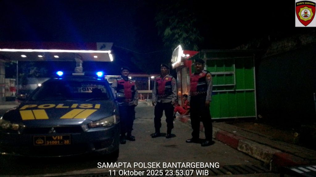 POLSEK BANTAR GEBANG GELAR PATROLI MOBILE ANTISIPASI GUANTIBMAS