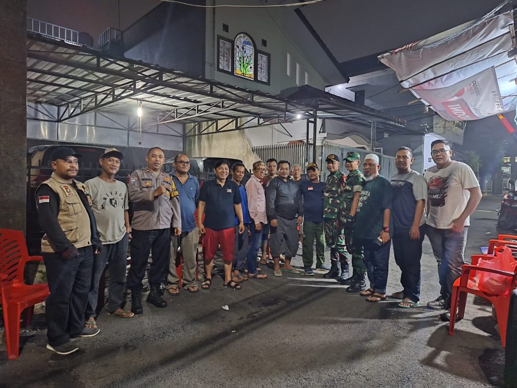 Koramil Kramatjati Gelar Patroli/Siskamling Bersama Komduk