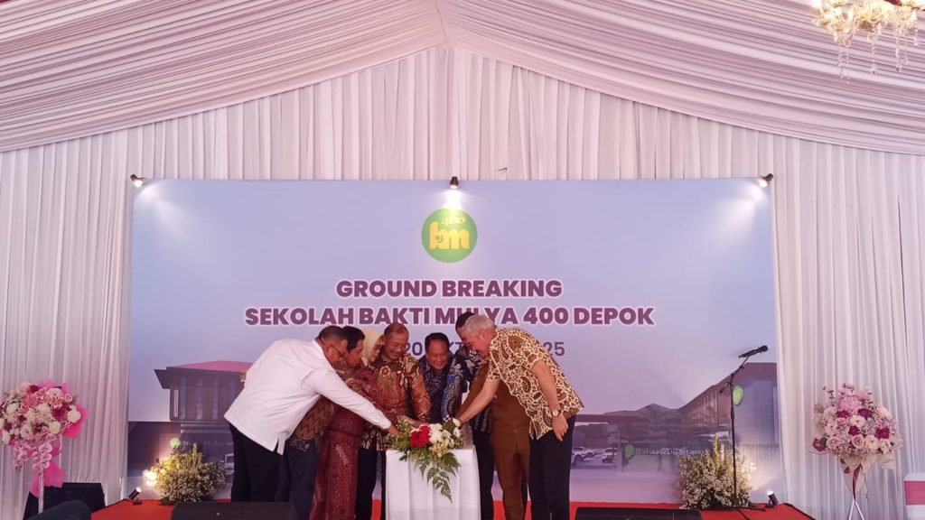 Ground Breaking Sekolah Bakti Mulya 400 Depok, Wujud Komitmen Peningkatan Mutu Pendidikan