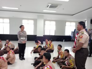 Polres Metro Bekasi Kota Bina Anggota Saka Bhayangkara, Fokus Materi Tertib Berlalu Lintas
