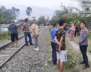 Reaksi Cepat Polres Simalungun Evakuasi Korban Kecelakaan Kereta Api di Tapian Dolok