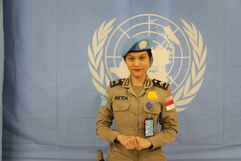 Brigadir Renita Rismayanti Polwan Termuda Raih Penghargaan Dunia UN Woman Police Officer of The Year 2023
