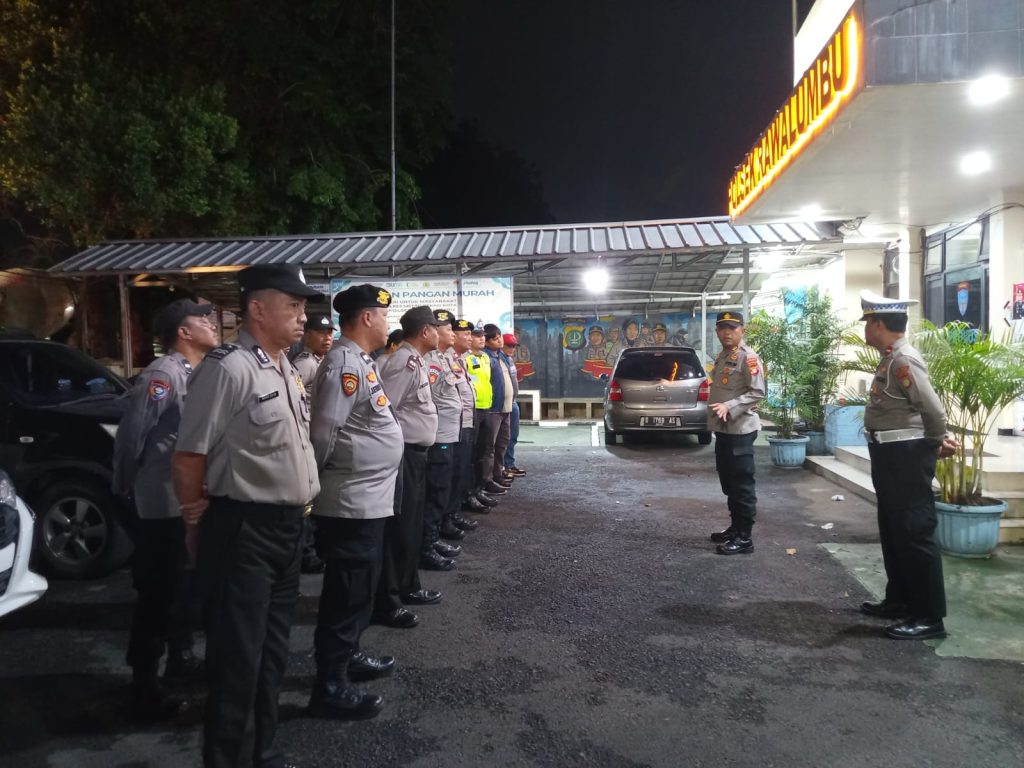 Cegah Begal dan Balap Liar, Polsek Rawalumbu Gelar Patroli Sekala Besar Gabungan di Malam Akhir Pekan