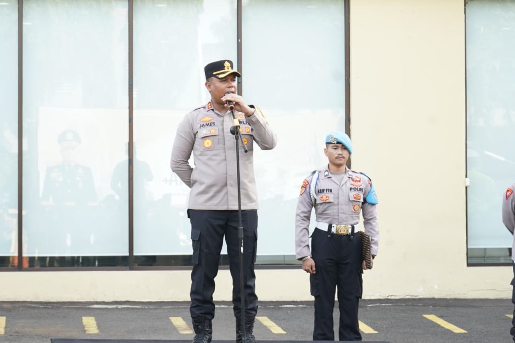 Polisi Gelar Apel Pengamanan Aksi Warga Sunter Jaya di Kantor BPN Jakarta Utara