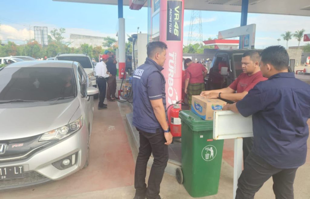 Polisi Awasi SPBU untuk Antisipasi Antrean Panjang dan Penimbunan BBM Pasca Bencana