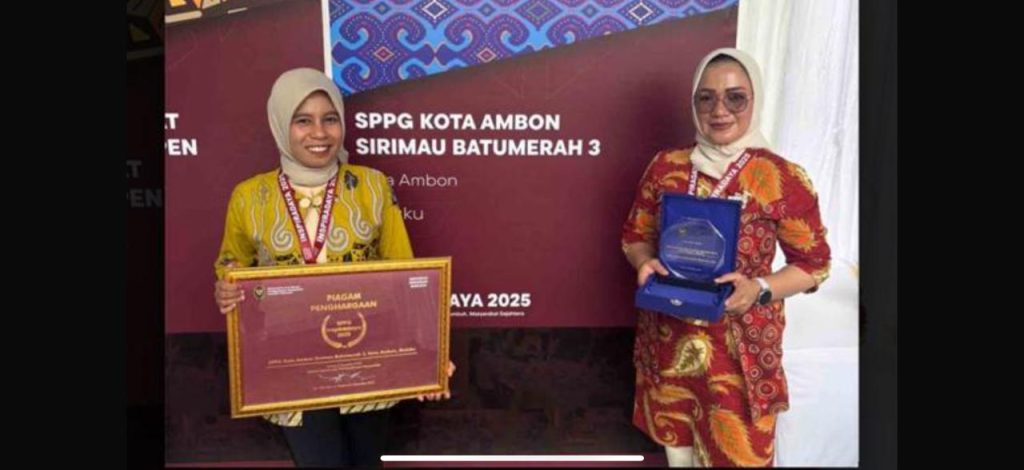 SPPG Polda Maluku Raih Penghargaan SPPG Inspiradaya 2025, Perkuat Komitmen Pemberdayaan dan Keamanan Pangan Berbasis Komunitas