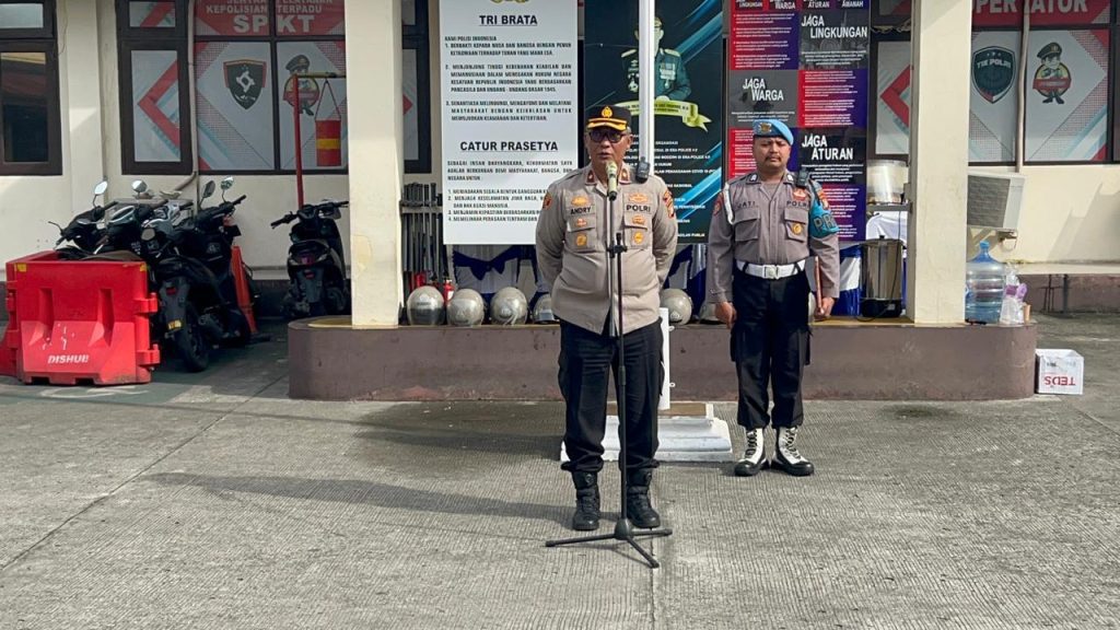 Polsek Koja Gelar Apel Kamtibmas Bersama Tiga Pilar, Perkuat Program 3 “Jaga Aturan”