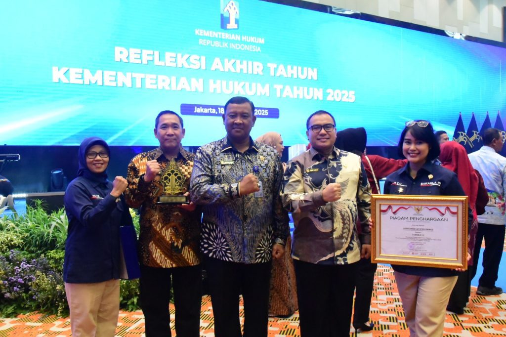 Bakamla RI Raih Penghargaan Indeks Reformasi Hukum Tahun 2025