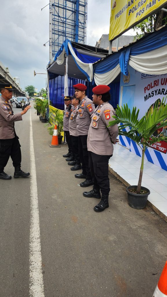 Kesiapan Pos Pam Sumber Arta Polsek Bekasi Barat untuk Layanan Kegiatan Masyarakat Nataru