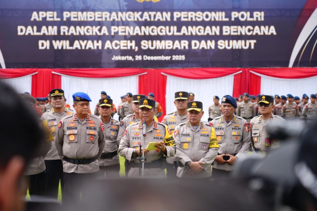 Wakapolri Tegaskan Polri Hadir untuk Kemanusiaan, Perkuat Penanganan Bencana di Tiga Provinsi