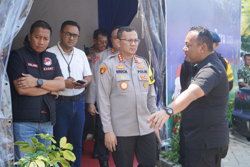 Kapolres Metro Jakarta Utara Cek Pos Pelayanan Natal dan Tahun Baru di Ancol, Pastikan Keamanan Warga