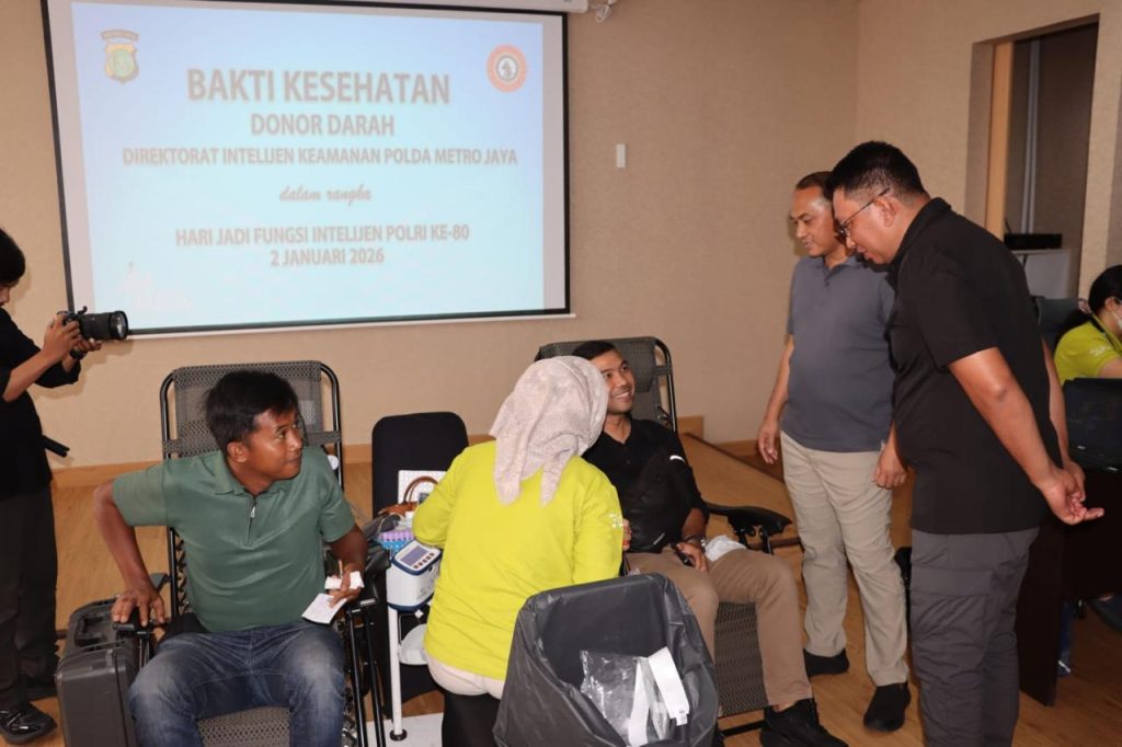 Peringati Hari Jadi Intelkam ke-80, Ditintelkam Polda Metro Jaya Gelar Donor Darah