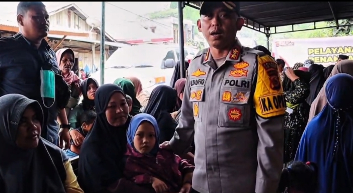 Polres Aceh Tengah Kembali Salurkan Bantuan Kemanusiaan dan Hadirkan Layanan Kesehatan untuk Warga Toweren