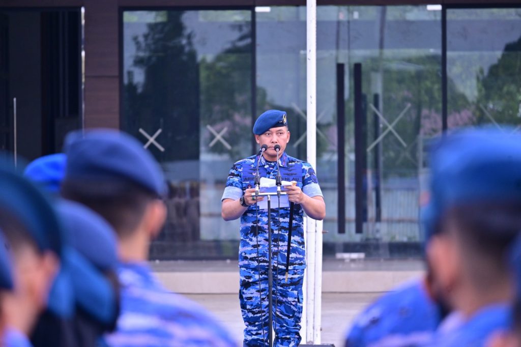 Awali Pelaksanaan Tugas Di Tahun 2026, Danlanud Sultan Hasanuddin Pimpin Apel Luar Biasa