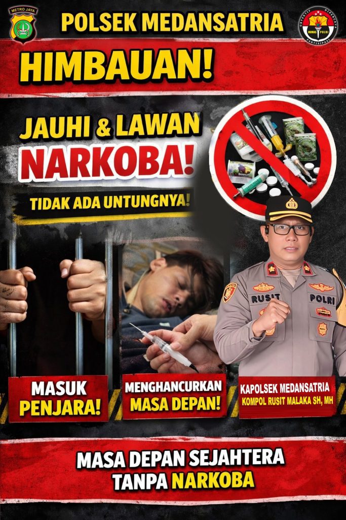 Kapolsek Medansatria Himbau Remaja dan Pelajar Jauhi Narkoba