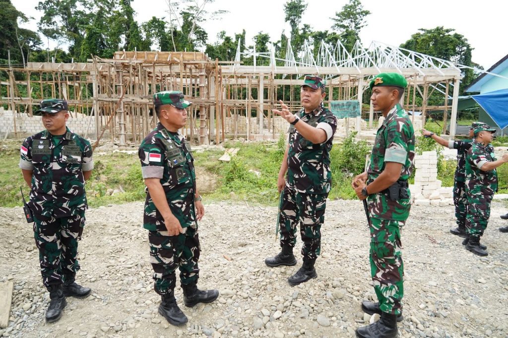 Danrem 172/PWY Kunjungi Kompi A Yonif TP 815/WGT, Tekankan Disiplin, Kesiapsiagaan, dan Kepatuhan Prajurit