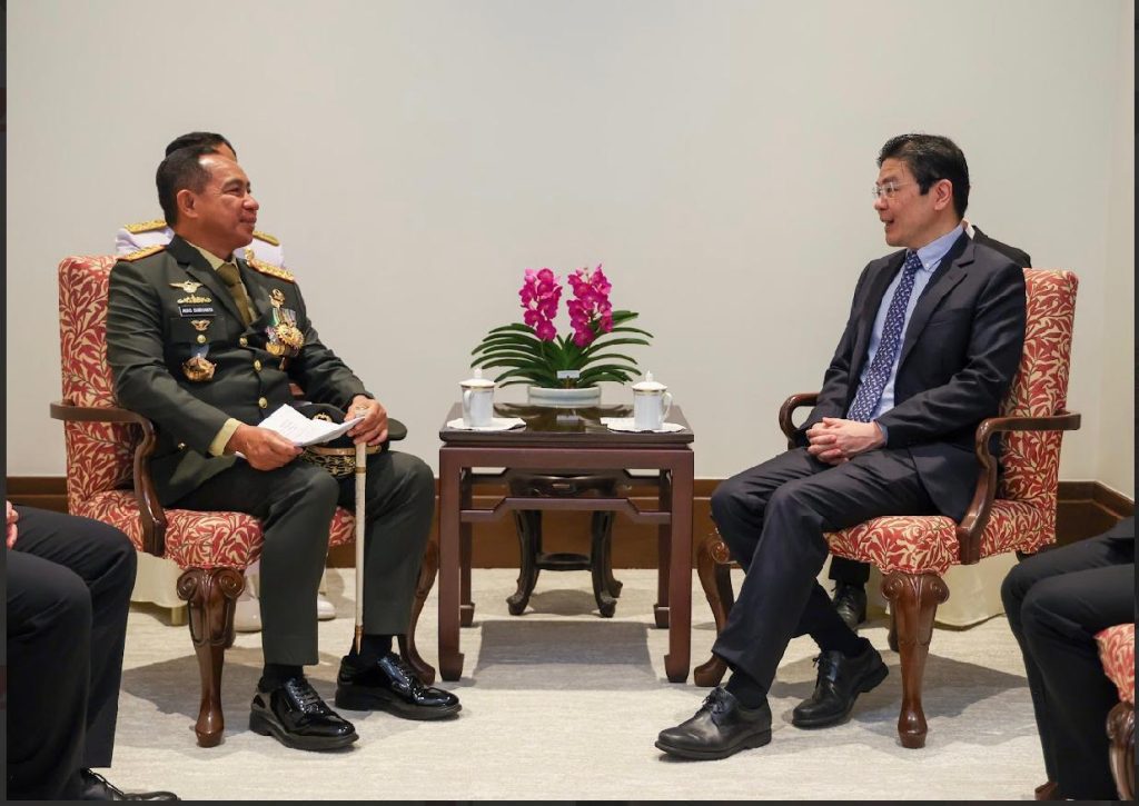 Panglima TNI Courtesy Call Dengan Pimpinan Singapura, Perkuat Kerja Sama Pertahanan Bilateral