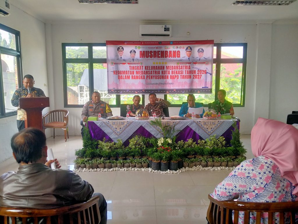 Kawal Perencanaan Pembangunan, Polsek Medan Satria Hadiri Musrenbang di Tiga Kelurahan