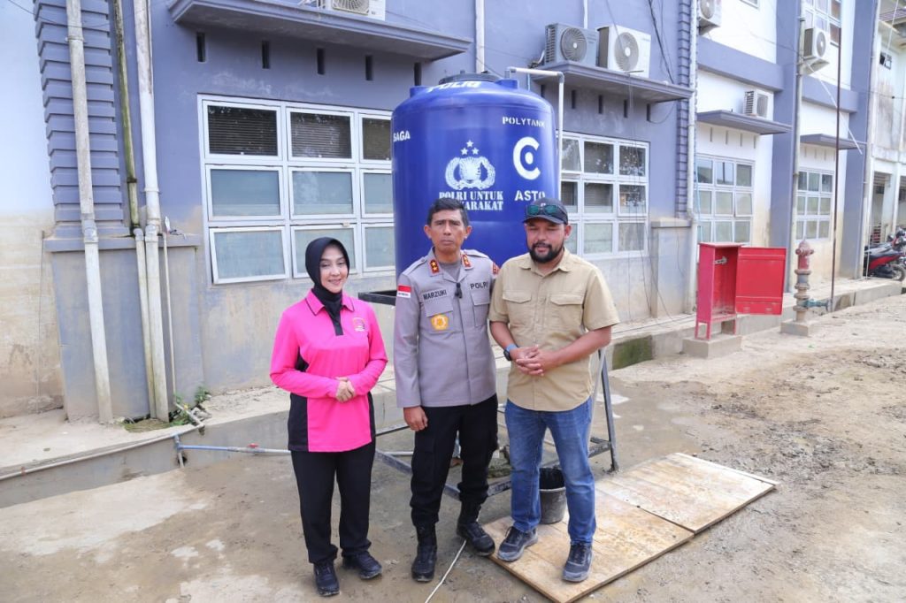 Kapolda Aceh Tinjau Sumur Bor Bantuan Polri di Aceh Tamiang, Pastikan Masih Berfungsi dan Bermanfaat