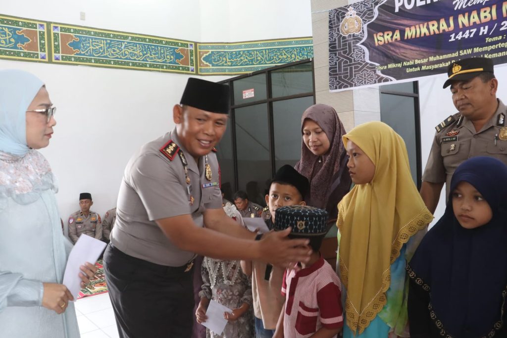 Polres Simalungun Peringati Isra Mi’raj 1447 H, Kapolres: Perteguh Iman untuk Aksi Kemanusiaan