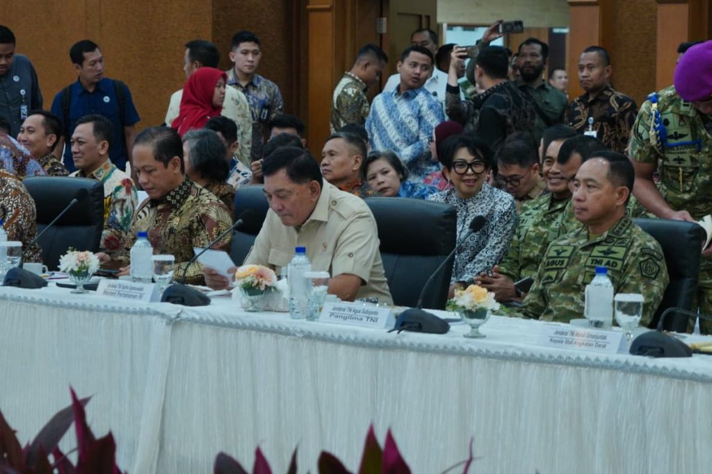 Panglima TNI Dampingi Menhan RI Hadiri Entry Meeting Pemeriksaan Keuangan di BPK RI
