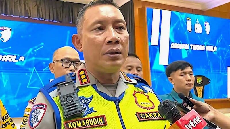Ditlantas Catat 27 Kecelakaan Akibat Jalan Berlubang Selama Musim Hujan