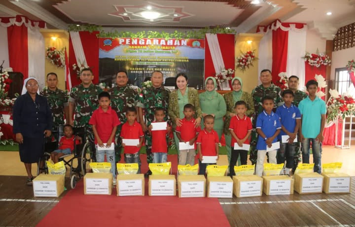 Perkuat Kedisiplinan dan Kepedulian, Danrem 151/Binaiya Tekankan Sinergitas Prajurit Bersama Masyarakat di Saumlaki