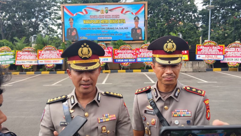 Resmi Jabat Wakapolres Metro Bekasi Kota, AKBP Davis Busin Siswara Siap Lanjutkan Penguatan Pelayanan Publik