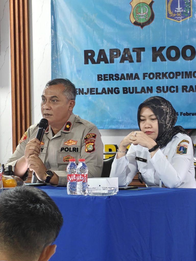 Polsek Koja bersama Forkopimcam Rapat Koordinasi Pengamanan Ramadhan 1447 H