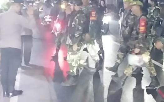 Patroli/Siskamling Keliling Bersama Komduk Wujudkan Kramatjati Aman dan Kondusif