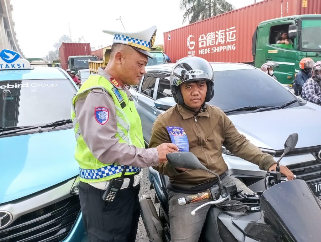 Ops Keselamatan Jaya 2026, Satlantas Jakarta Utara Intensifkan Patroli dan Edukasi di Kawasan Pelabuhan
