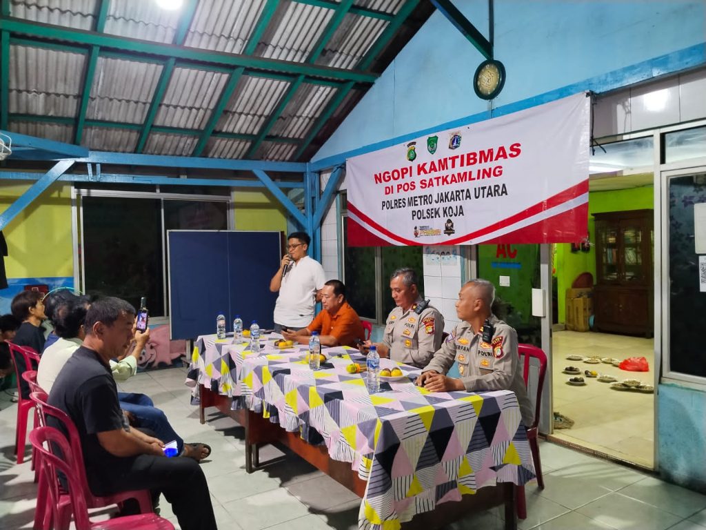 Jelang Ramadhan, Kapolsek Koja Gelar “Ngopi Kamtibmas” Bersama Warga Tugu Utara